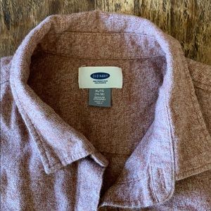 Old Navy - flannel button down - like new